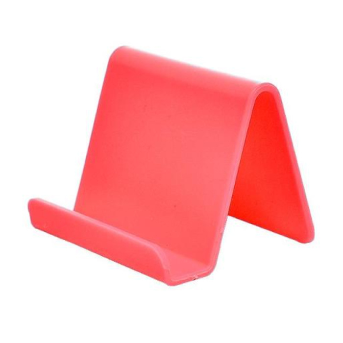 Support de téléphone universel Candy Desk Stand - Appel vidéo Support de smartphone Support de bureau Rouge