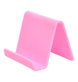 Cetechia Supporto universale per telefono Supporto da scrivania Candy - Supporto da scrivania Supporto per smartphone per videochiamate Rosa