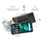 UMIDIGI Bison Smartphone Cyber Yellow - Extérieur IP69K Etanche - Débloqué SIM Gratuit - 6 Go de RAM - 128 Go de Stockage - Quad Camera 48MP - Batterie 5000mAh - Etat Neuf - Garantie 3 Ans