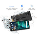 UMIDIGI Bison Smartphone Cyber Yellow - Outdoor IP69K Waterproof - Unlocked SIM Free - 8 GB RAM - 128 GB Storage - 48MP Quad Camera - 5000mAh Battery - New Condition - 3 Year Warranty