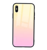 Stuff Certified® Xiaomi Mi Note 10 Pro Gradient Case - TPU und 9H Glas - Stoßfestes glänzendes Case Cover Cas Yellow