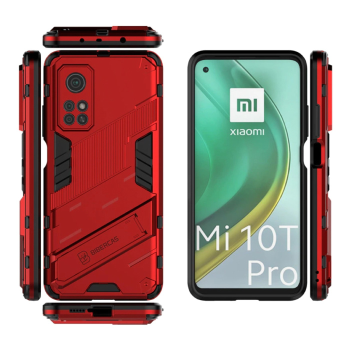 Funda Xiaomi Mi 11 Lite con soporte - Funda de armadura a prueba de golpes