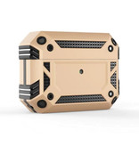 LYKL Estuche a prueba de golpes para AirPods Pro - Carcasa de TPU para PC AirPod Case - Dorado