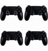 Caysolle 4 Thumb Stick Grips für PS3/PS4/Xbox 360/Xbox One Joystick - Rutschfeste Controllerkappen - Grün und Weiß