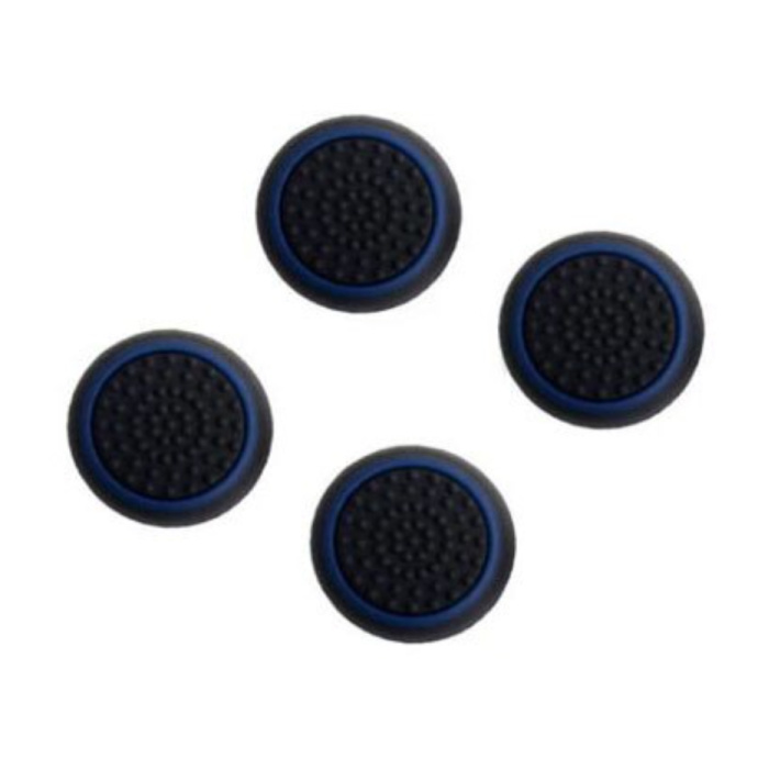 4 empuñaduras de palanca para el pulgar para PS3 / PS4 / Xbox 360 / Xbox One Joystick - Tapas de control antideslizantes - Azul