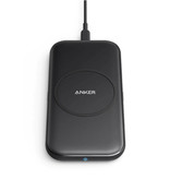 ANKER Base Pad Powerwave - Caricabatterie wireless Carica rapida Qi Caricabatterie universale Indicatore LED 10W Ricarica wireless Nero