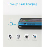 ANKER Powerwave Base Pad - Bezprzewodowa ładowarka Szybkie ładowanie Uniwersalna ładowarka Qi 10W Wskaźnik LED Bezprzewodowe ładowanie Czarny