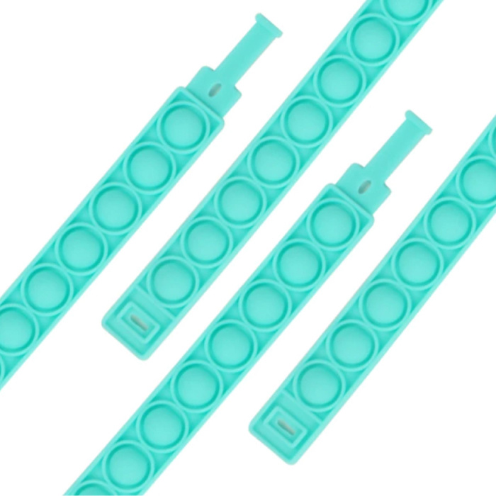 Pop It Armband - Zappeln Anti Stress Spielzeug Blase Spielzeug Silikon Aqua