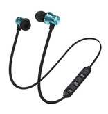 LIEVE Auriculares inalámbricos con cable de banda para el cuello - Auriculares TWS Bluetooth 4.2 Auriculares Auriculares Auriculares Azul