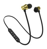 LIEVE Bezprzewodowe słuchawki z przewodem na szyję - Słuchawki douszne TWS Bluetooth 4.2 Słuchawki douszne Słuchawki douszne żółte