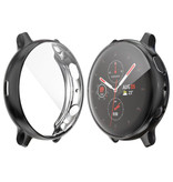 Stuff Certified® Carcasa completa para Samsung Galaxy Watch Active (39,5 mm) - Carcasa y protector de pantalla - Carcasa rígida de TPU negra