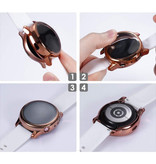 Stuff Certified® Carcasa completa para Samsung Galaxy Watch Active 2 (40 mm) - Carcasa y protector de pantalla - Carcasa rígida de TPU roja