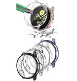 Stuff Certified® Carcasa completa para Samsung Galaxy Watch Active 2 (40 mm) - Carcasa y protector de pantalla - Carcasa rígida de TPU roja