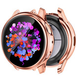 Stuff Certified® Full Cover for Samsung Galaxy Watch Active 2 (40mm) - Case and Screen Protector - TPU Hard Case Rose Gold
