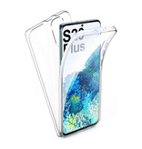 AKTIMO Samsung Galaxy S20 Full Body 360° Case - Pełna ochrona Przezroczyste silikonowe etui TPU + folia ochronna PET