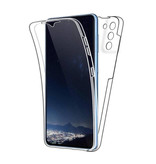 AKTIMO Samsung Galaxy S21 Plus Full Body 360° Case - Pełna ochrona Przezroczyste silikonowe etui TPU + folia ochronna PET