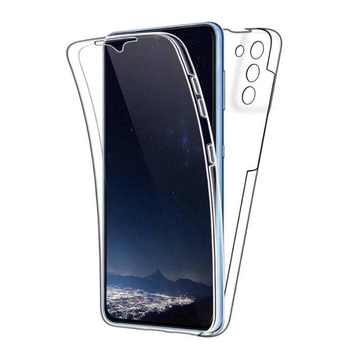 Samsung Galaxy S21 Plus Full Body 360° Case - Pełna ochrona Przezroczyste silikonowe etui TPU + folia ochronna PET