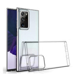 AKTIMO Samsung Galaxy Note 20 Full Body 360° Case - Pełna ochrona Przezroczyste silikonowe etui TPU + folia ochronna PET