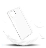 AKTIMO Carcasa 360 ° de cuerpo completo para Samsung Galaxy A42 - Carcasa de silicona TPU transparente de protección completa + Protector de pantalla PET