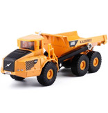 OOTDTY KAIDIWEI A400 Truck Trailer Loader - 1:87 Scale Model Die-Cast Dump Truck Lorry Toy