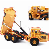 OOTDTY KAIDIWEI A400 Truck Trailer Loader - 1:87 Scale Model Die-Cast Dump Truck Lorry Toy