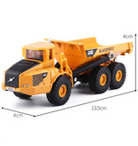 OOTDTY KAIDIWEI A400 Truck Trailer Loader - 1:87 Scale Model Die-Cast Dump Truck Lorry Toy