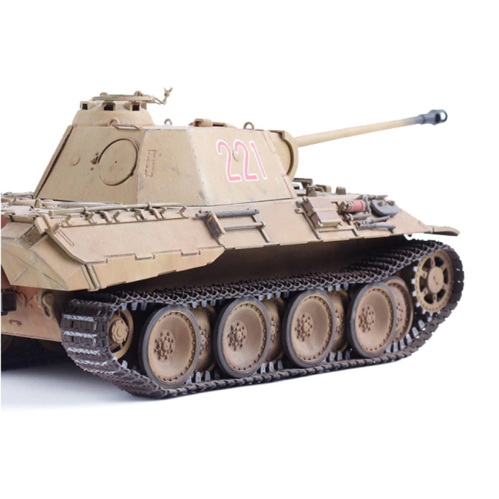 Kit de construcción de tanque Panzer modelo a escala 1:35 - modelo Panzerkampfwagen German Panther Army