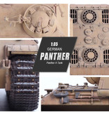 Magic Power Hobby 1:35 Schaalmodel Panzer Tank Bouwkit - Panzerkampfwagen Duitse Panther Leger Model