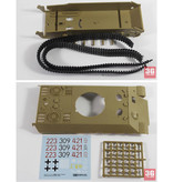 Magic Power Hobby 1:35 Scale Model Panzer Tank Construction Kit - Panzerkampfwagen German Panther Army Model