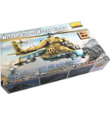 Trumpeter 1:48 Scale Mil Mi-24P Hind Combat Helicopter - Construction Kit Russian Army Helicopter Plastic Hobby DIY Model 80311