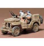 Tamiya Kit di costruzione Jeep servizio aereo speciale 1:35 - British Army Wagon plastica hobby modello fai da te 35033