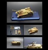 UAINCUBE ISU-152 Kit de construcción Modelo a escala 1:72 - Tanque del ejército ruso Modelo de bricolaje de plástico para pasatiempos