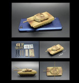 UAINCUBE M1A2 Abrams Build Kit Modello in scala 1:72 - Modello di carro armato dell'esercito americano in plastica per hobby fai da te