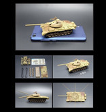 UAINCUBE Kit de construction T-55A Maquette à l'échelle 1:72 - Modèle de bricolage en plastique pour char de l'armée allemande