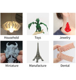 ANYCUBIC Impresora Photon Mono 3D con LCD monocromo 2K de 2.8 "- Alta velocidad de impresión / Área de impresión media / Alta precisión / Marco robusto