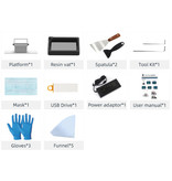 ANYCUBIC Impresora Photon Mono 3D con LCD monocromo 2K de 2.8 "- Alta velocidad de impresión / Área de impresión media / Alta precisión / Marco robusto