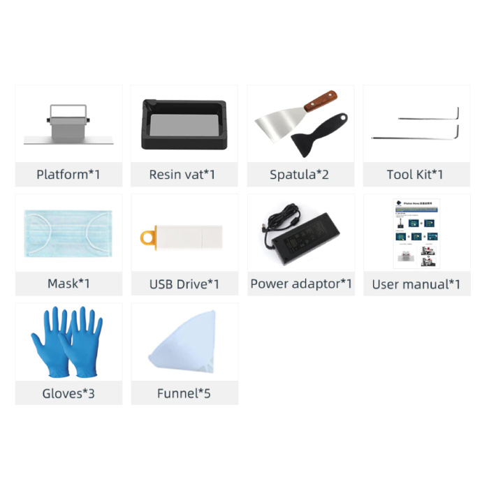 ANYCUBIC Impresora Photon Mono 3D con LCD monocromo 2K de 2.8 "- Alta velocidad de impresión / Área de impresión media / Alta precisión / Marco robusto