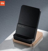 Xiaomi 55W Kabelloses Ladegerät - Schnellladung Qi Universal-Ladegerät Telefonhalter Kabelloses Aufladen Schwarz