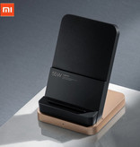 Xiaomi Chargeur sans fil 55W - Charge rapide Qi Chargeur universel Support de téléphone Charge sans fil Noir