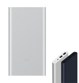 Xiaomi Mi Powerbank 2 - 10,000mAh with 2 Charging Ports - LED Battery Status External Emergency Battery Battery Charger Charger Silver