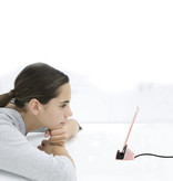 GEUMXL 5W Charger Stand for Micro USB - Phone Holder Fast Charging Blue