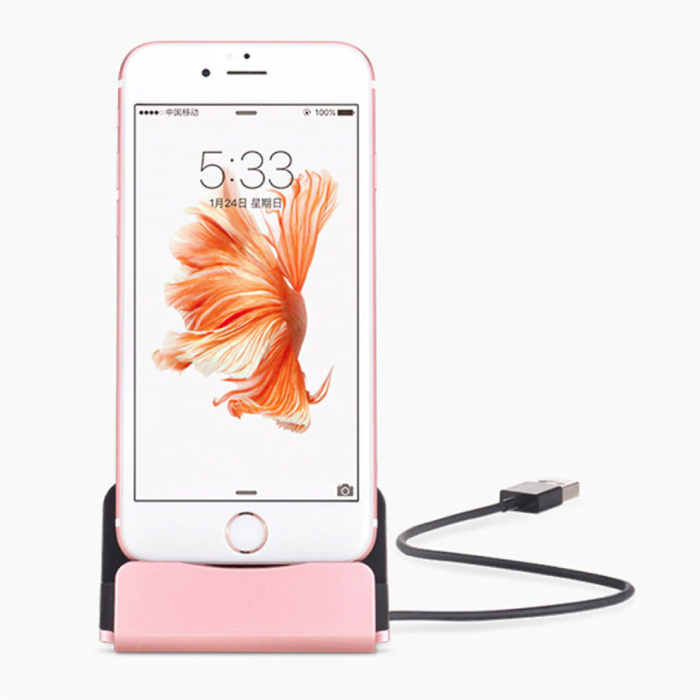 GEUMXL 5W Oplader Standaard voor Micro-USB - Telefoon Houder Fast Charging Goud