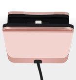 GEUMXL 5W Charger Stand for Micro-USB - Phone Holder Fast Charging Pink