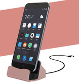 GEUMXL 5W Oplader Standaard voor USB-C - Telefoon Houder Fast Charging Roze