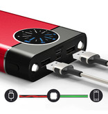 Allpowers Banco de energía de 80.000 mAh con 2 puertos de salida / 2 de entrada - Linterna incorporada - Cargador de batería de emergencia externo Cargador de batería Rojo