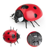 Stuff Certified® Marienkäfer mit IR-Fernbedienung - RC Spielzeug steuerbarer Roboter Insekt Rot