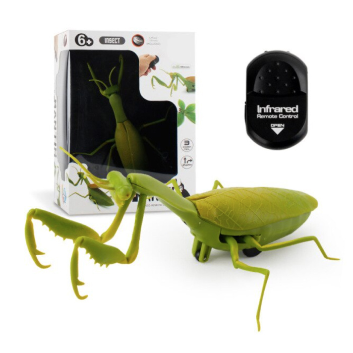 Grasshopper con telecomando IR - Robot giocattolo controllabile RC insetto verde