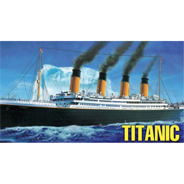 Nave da crociera Titanic in scala 1:550 - Kit di costruzione Barca in plastica Hobby Modello fai da te 81305