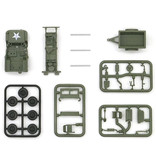 GSF 1:72 Willys MB Jeep Construction Kit - US Army Wagon plastica hobby modello fai da te verde