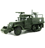 GSF 1:72 M3A1 Halbketten Jeep Bausatz - US Army Wagon Plastic Hobby DIY Modell Grün